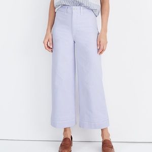 New W/O Tags Madewell Emmett Wide Leg Crop Pant